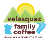 Velasquez Family Coffee Logo Honduras to Minnesota to You