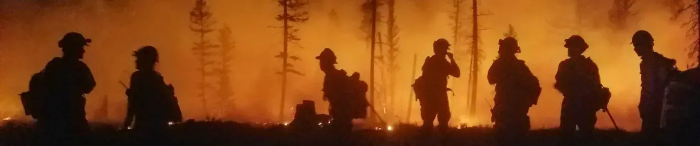 Firefighters fight large fire