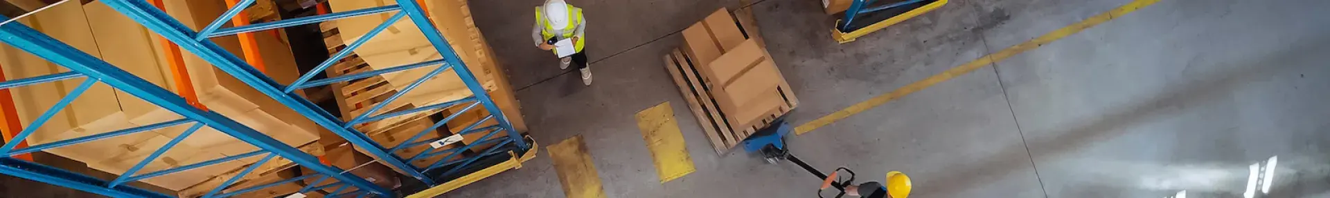 Image: warehouse workers. Topic: Green America's Work on Labor Rights