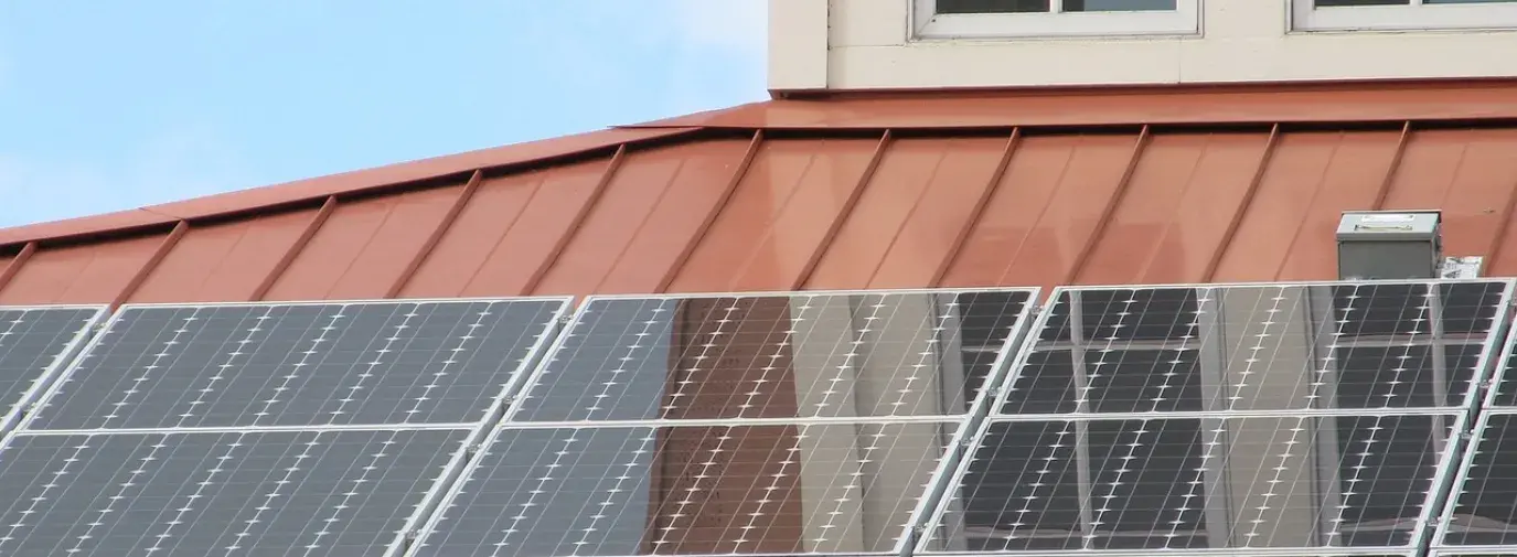 house with solar panels