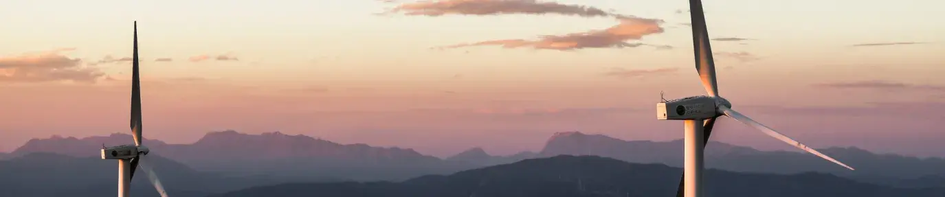 Photo of wind turbines